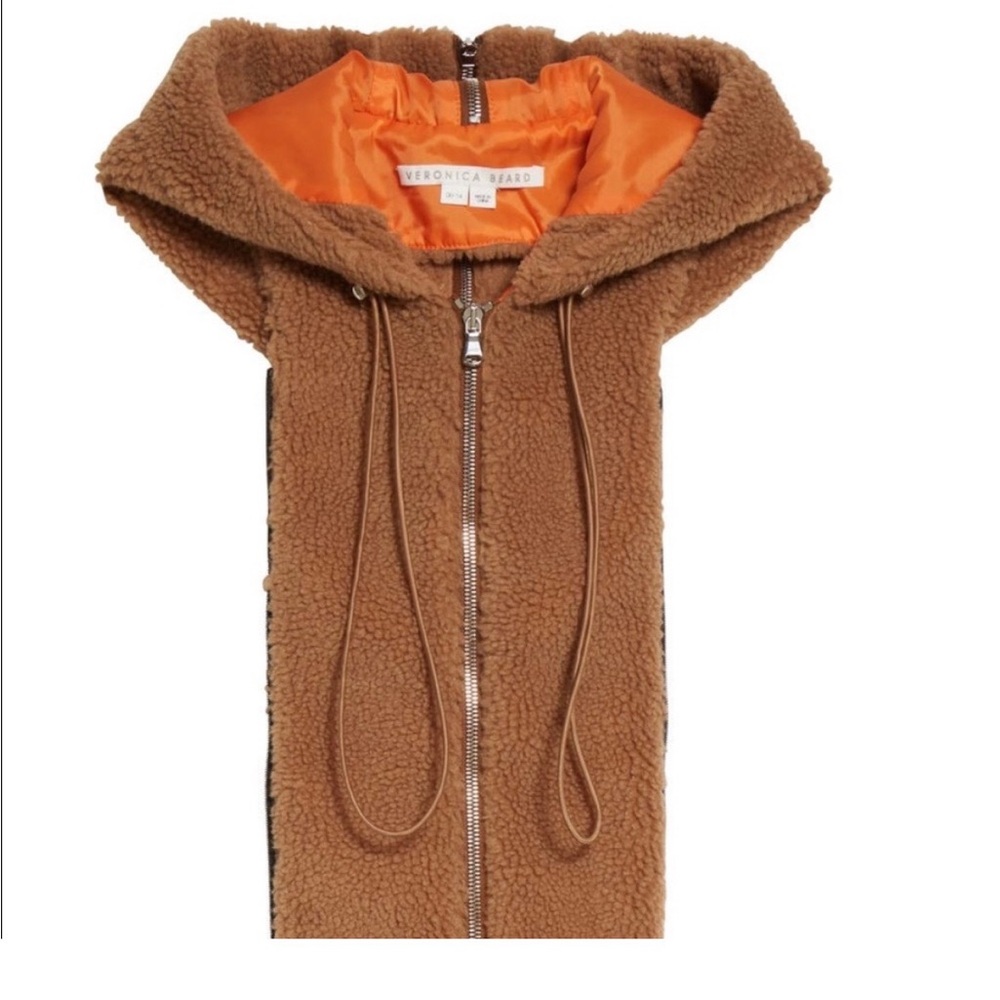 Veronica Beard Oakleigh Brown Dickey with Hood